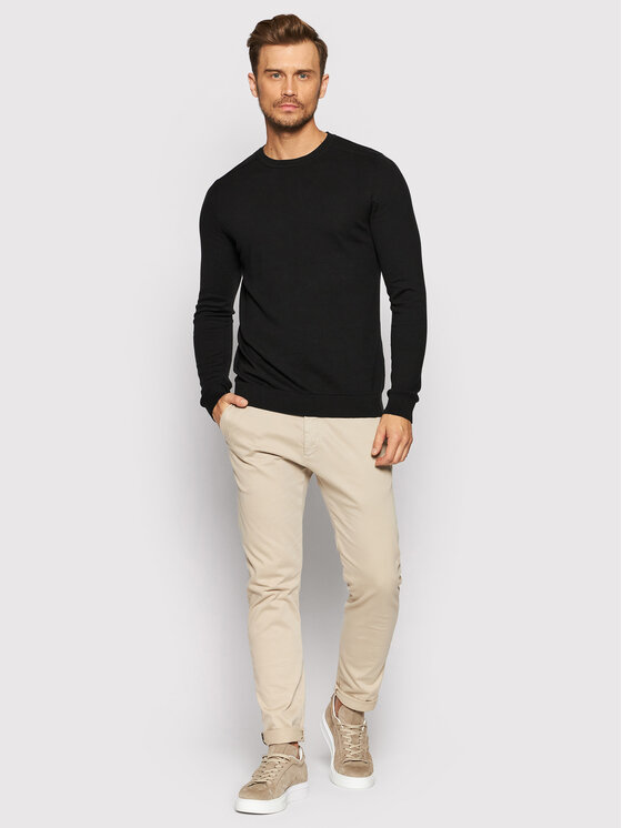 Selected Homme Selected Homme Pulover Berg 16074682 Negru Regular Fit