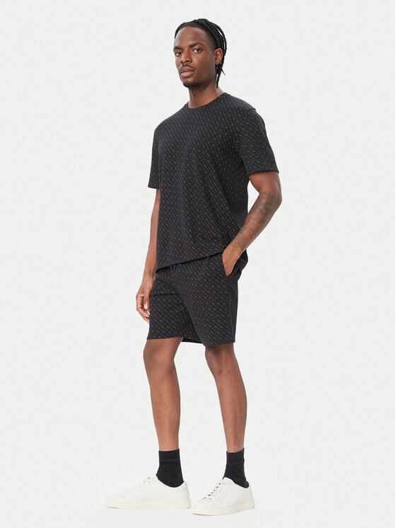 BOSS BOSS Szorty piżamowe 50571393 Czarny Regular Fit