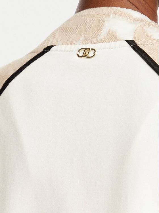 Liu Jo Sport Liu Jo Sport Cardigan TA6197 FS090 Bianco Relaxed Fit