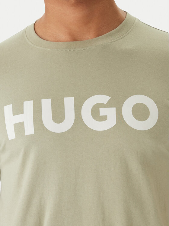 HUGO HUGO T-Shirt Dulivio 50467556 Zielony Regular Fit
