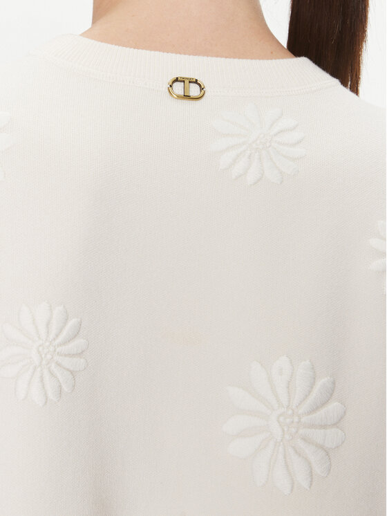 TWINSET TWINSET Kampsun 241TP3090 Ekrüüvärv Loose Fit