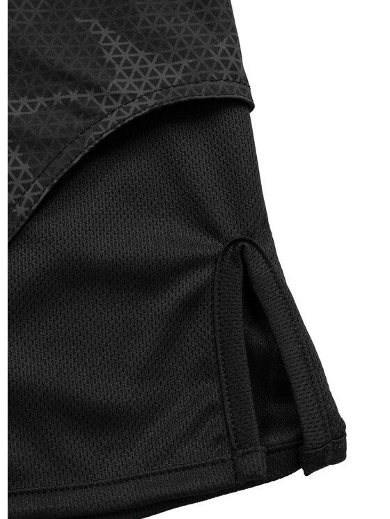 PITBULL PITBULL Szorty sportowe Spodenki treningowe Mesh Performance Pro plus Net Camo II 3XL Czarny Regular Fit