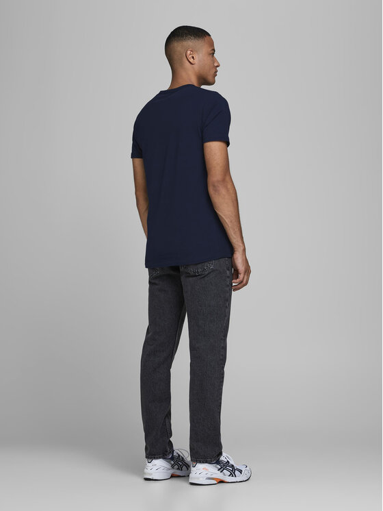 Jack&Jones Jack&Jones T-krekls Basic 12058529 Tumši zils Stretch Fit