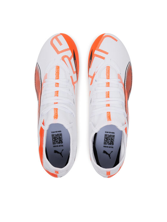Puma Puma Ποδοσφαιρικά Παπούτσια Ultra 5 Play+ Fg/Ag 108168 01 Λευκό