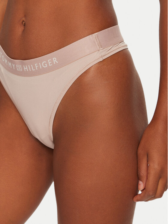 Tommy Hilfiger Tommy Hilfiger Stringi UW0UW05510 Beżowy