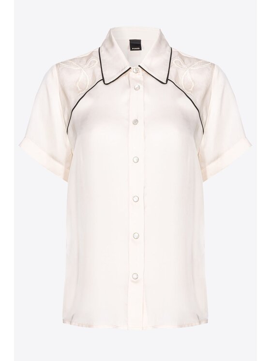 PINKO Pinko Πουκάμισο 103746A1XM Μπεζ Comfort Fit