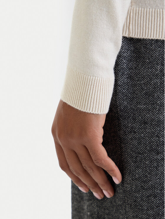Vero Moda Vero Moda Dolčevita Happiness 10300472 Bež Slim Fit