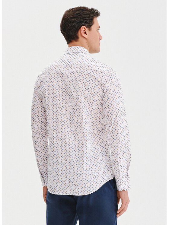 Pako Lorente Pako Lorente Koszula P25SF-1X-027 Biały Slim Fit