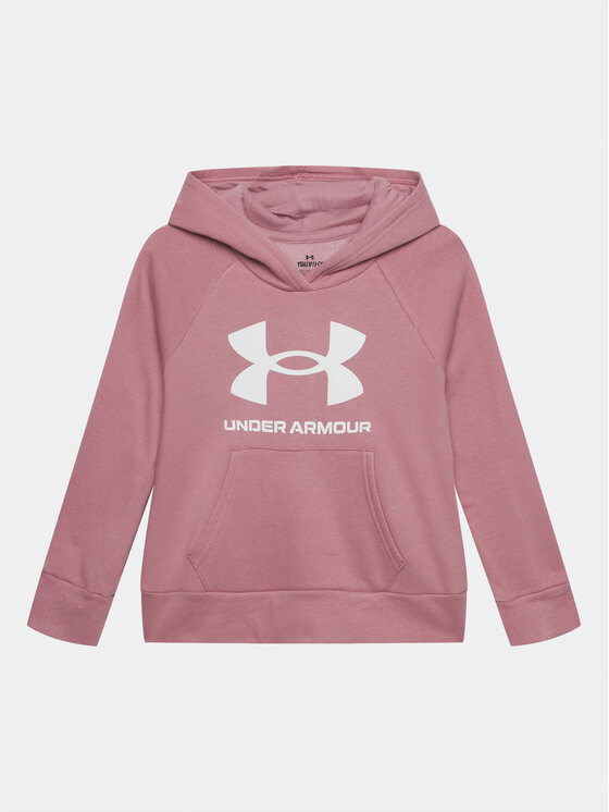 Under Armour Under Armour Суитшърт Ua Rival Fleece Bl Hoodieâ 1379615 Розов Loose Fit
