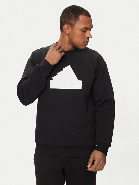 adidas Felpa Future Icons IN3319 Nero Relaxed Fit Modivo