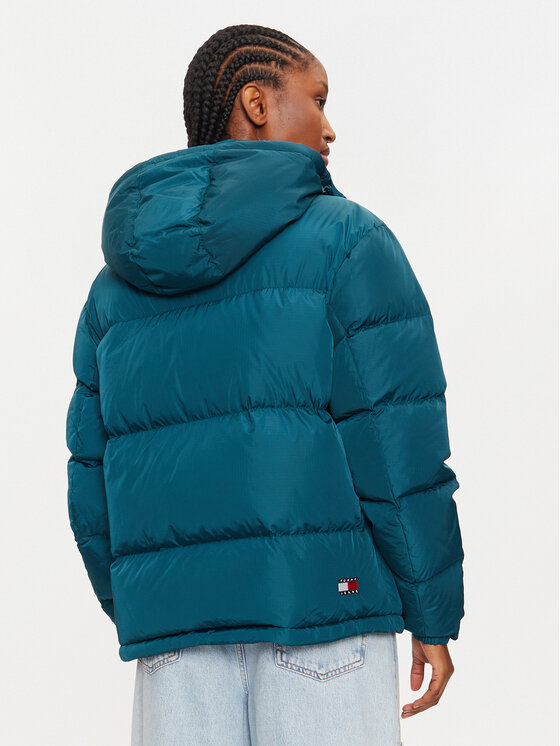 Tommy Jeans Tommy Jeans Pehelykabát Alaska DW0DW18610 Zöld Regular Fit
