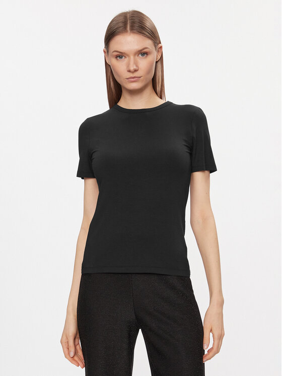 Vero Moda T-Shirt AWARE Heaven 10299736 Μαύρο Tight Fit