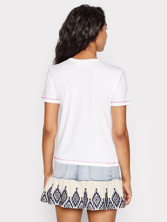 T-shirt Marga 22SWTK24 Bianco Regular Fit