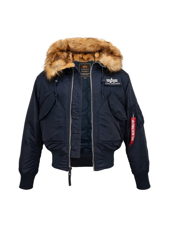 Alpha Industries Alpha Industries Bundy bomber AI.113145-07-S Tmavomodrá Regular Fit