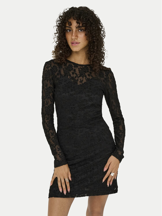 ONLY ONLY Koktélruha Blaise 15356156 Fekete Slim Fit