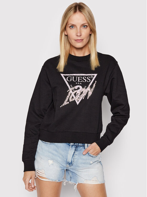 Felpa W2GQ07 KB680 Nero Regular Fit