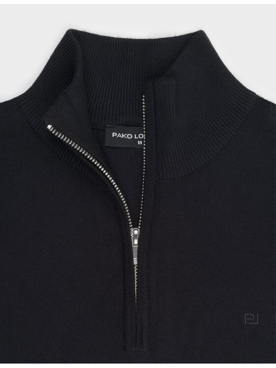 Pako Lorente Pako Lorente Sweter P26WF-2X-024 Czarny Straight Fit