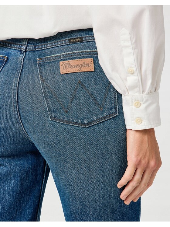 Wrangler Wrangler Jeansy Loose Straight Niebieski Loose Fit