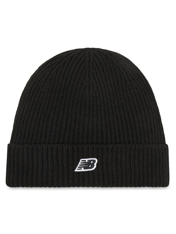 New Balance New Balance Шапка Winter Watchman Beanie Patch V3.0 LAH53008BK Черен