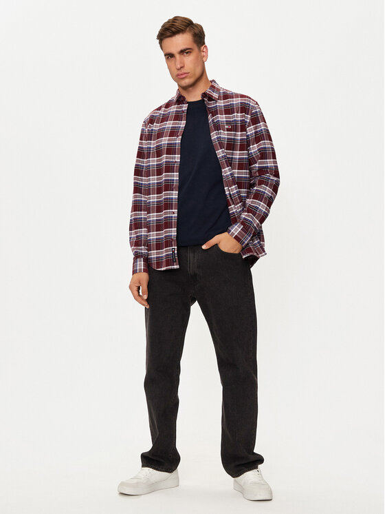 Tommy Jeans Tommy Jeans Camicia DM0DM19648 Rosso Regular Fit