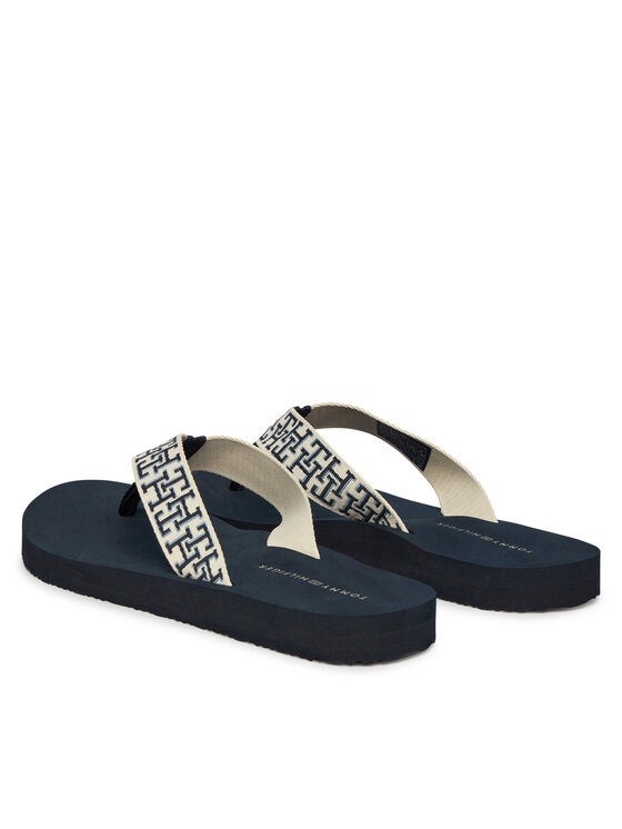 Tommy Hilfiger Tommy Hilfiger Šlepetės per pirštą Th Corporate Sandal FW0FW09610 Tamsiai mėlyna