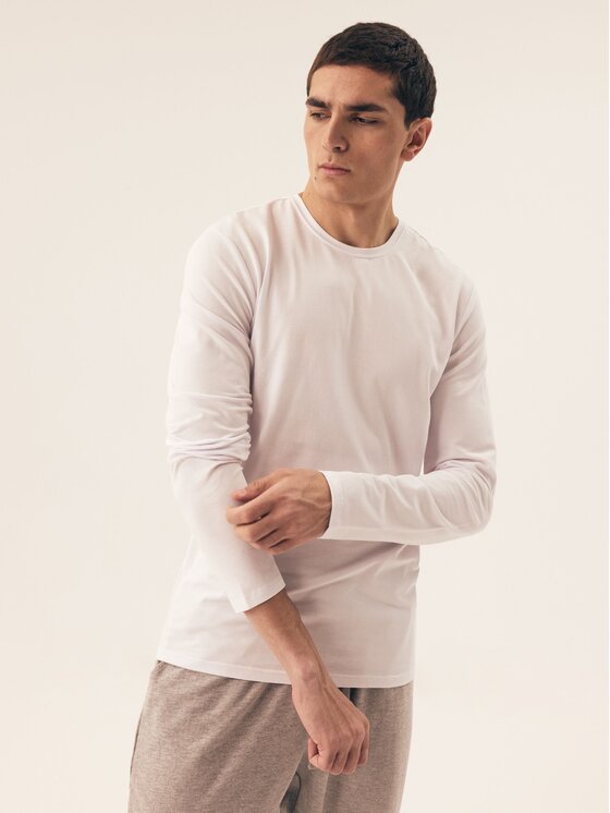 Esotiq Esotiq Longsleeve 42979 Szary Regular Fit