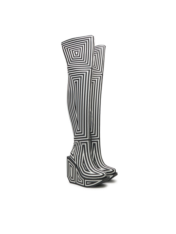 United Nude United Nude Kozačky Wa Long Boot Hi 1087851082 Šedá