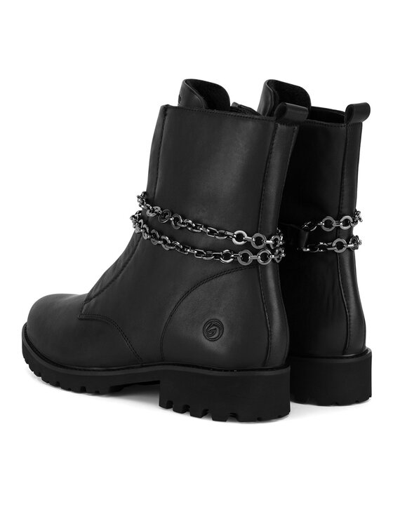 Remonte Remonte Īsie zābaki D8665-00 Melns