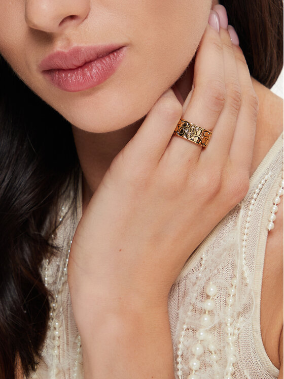 Coach Coach Ring 37341908GLD230 Goldfarben