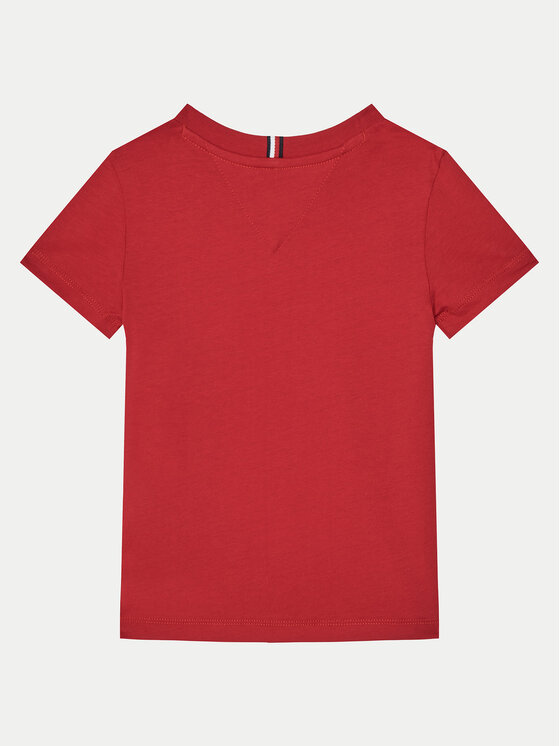 Tommy Hilfiger Tommy Hilfiger Marškinėliai KB0KB09356 M Raudona Regular Fit