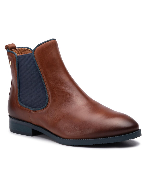 Pikolinos Pikolinos Kotníková obuv s elastickým prvkem W4D-8637ST Hnědá