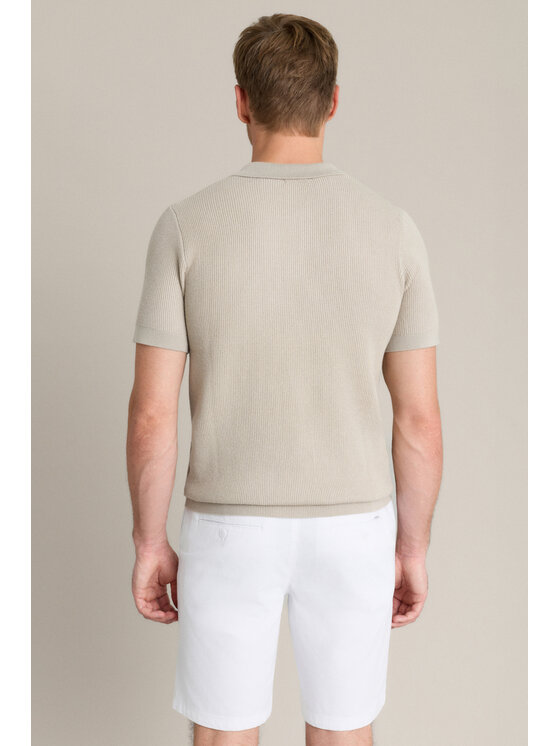 Lancerto Lancerto Polo Teodoro PO073126000032 Beżowy Regular Fit