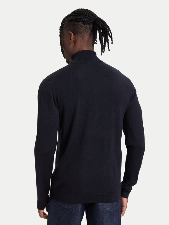 KARL LAGERFELD KARL LAGERFELD Golf 655058 564399 Granatowy Regular Fit
