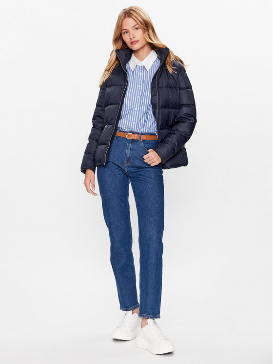 Tommy Hilfiger Tommy Hilfiger Μπουφάν πουπουλένιο WW0WW38934 Σκούρο μπλε Regular Fit
