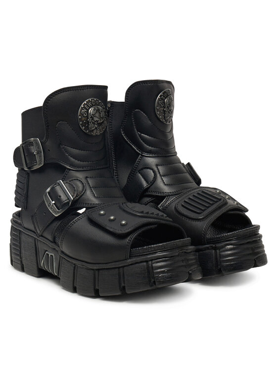 NEW ROCK NEW ROCK Sandales M-BIOS106-V2 Melns