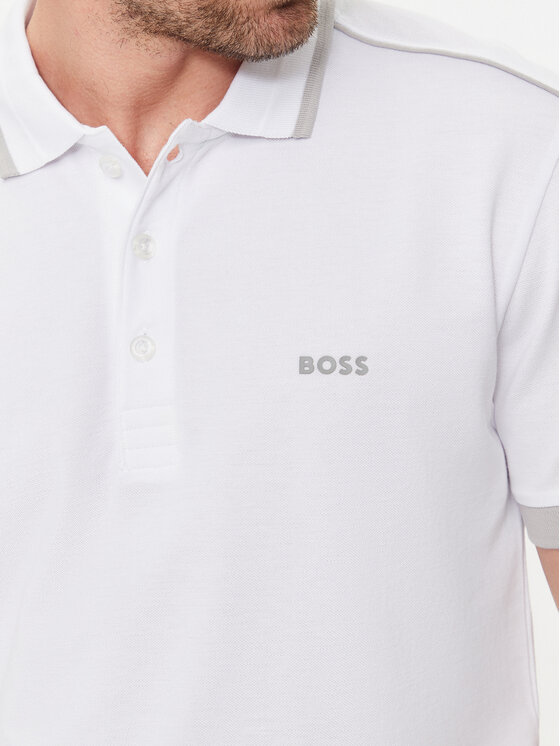 BOSS Boss Polo Paddy 1 50512995 Biały Regular Fit