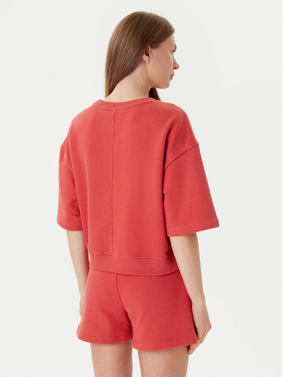 K-Way K-Way Μπλούζα Gwen K7127ZW Κόκκινο Comfort Fit