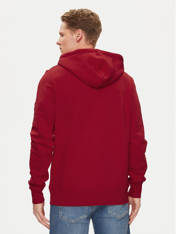 Tommy Hilfiger Tommy Hilfiger Pulóver Track Graphic MW0MW34445 Piros Regular Fit