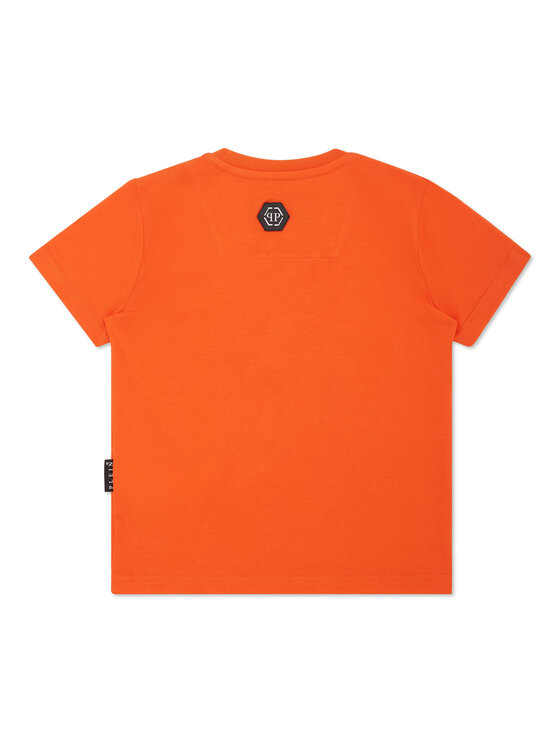 PHILIPP PLEIN PHILIPP PLEIN T-Shirt 28189 Pomarańczowy Regular Fit