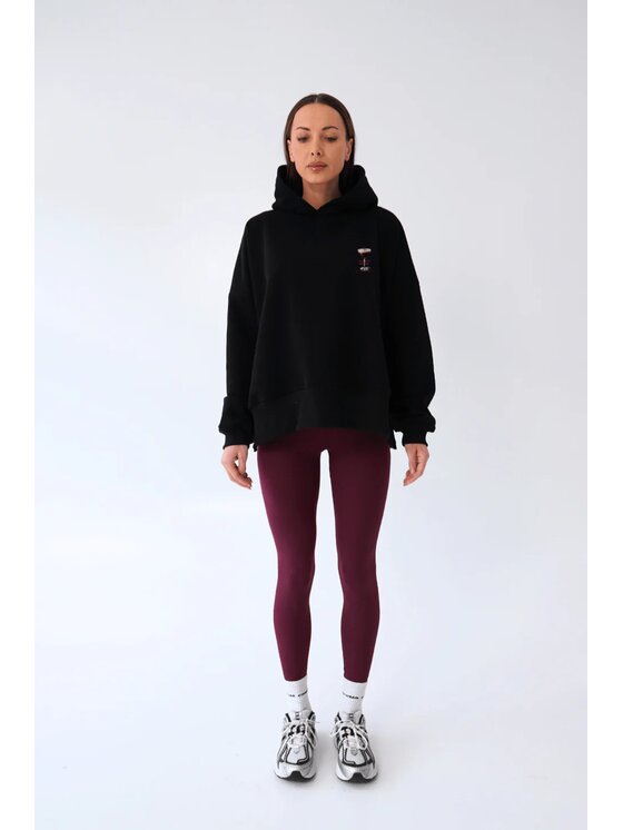 Chiara Wear Chiara Wear Bluza Bluza damska kaptur ESPRESSO MARTINI Czarny Oversize