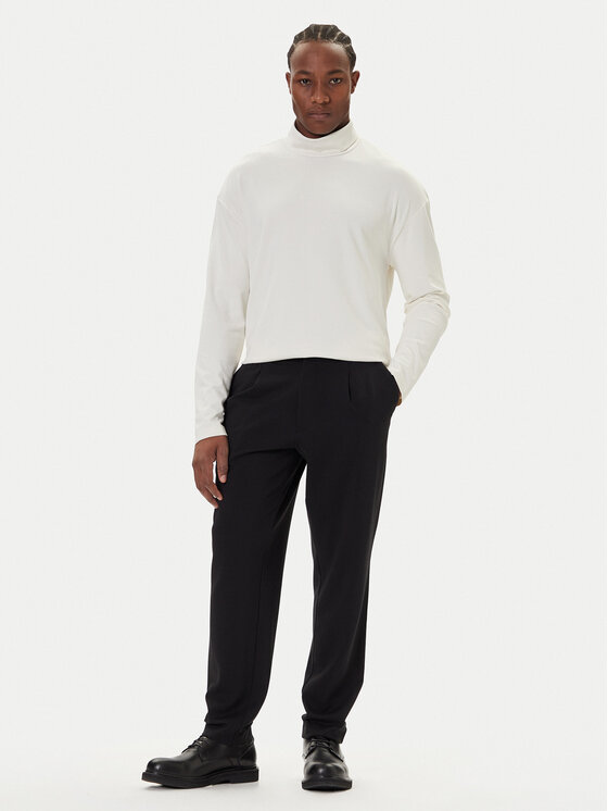 Calvin Klein Calvin Klein Bluză cu gât LV04LD215G Alb Regular Fit