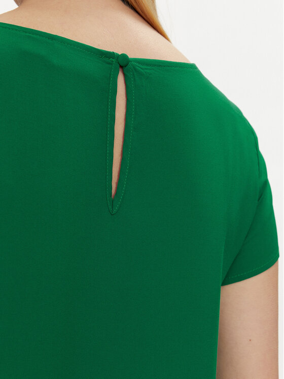 Vila Vila T-Shirt Paya 14067404 Zelená Regular Fit