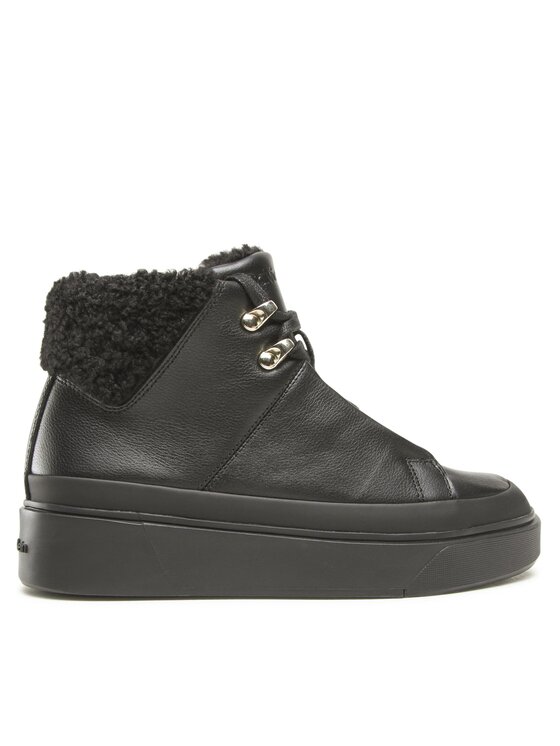 Calvin Klein Calvin Klein Polokozačky Heel Cupsole Hi Top WlHW0HW01208 Černá