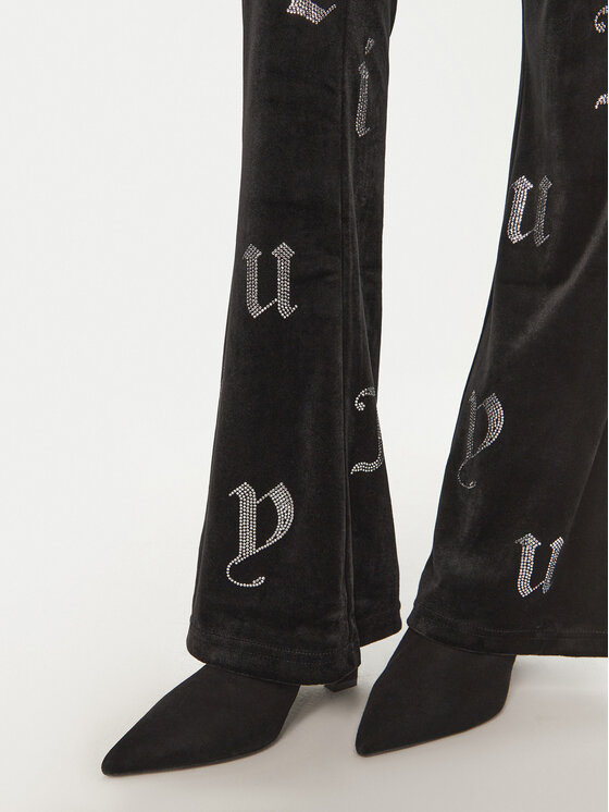 Juicy Couture Juicy Couture Pantaloni da tuta Briah JCMBJ224253 Nero Flared Leg