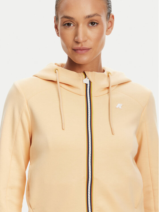K-Way K-Way Μπλούζα Divine K2132CW Μπεζ Regular Fit