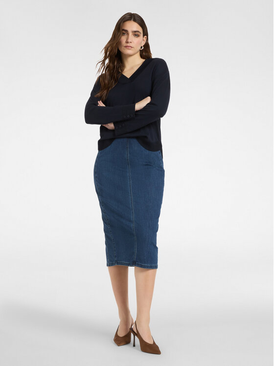 Elena Mirò Elena Mirò Sweter M556Z000697N034 Niebieski Boxy Fit