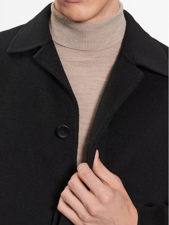 Calvin Klein Calvin Klein Cappotto di lana K10K111601 Nero Regular Fit