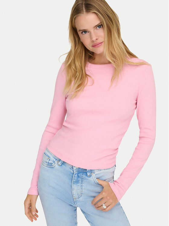 ONLY ONLY Bluză Val 15371305 Roz Regular Fit