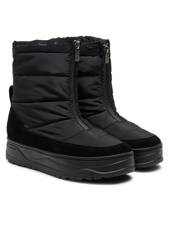 Pepe Jeans Pepe Jeans Členková obuv PLS50553 Čierna