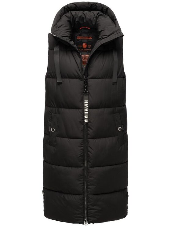 Navahoo Navahoo Bezrękawnik Schnuffelchen Czarny Casual Fit